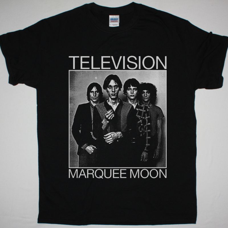 TELEVISION MARQUEE MOON BAND NEW BLACK T-SHIRT