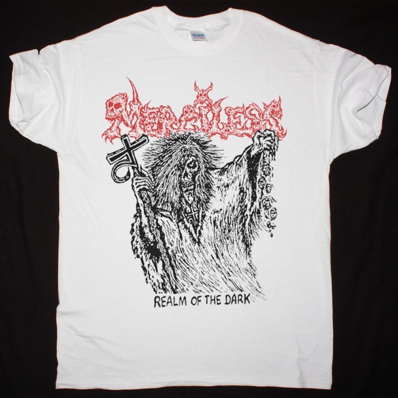MERCILESS REALM OF THE DARK NEW WHITE T-SHIRT
