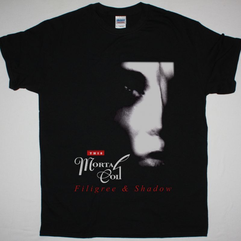 THIS MORTAL COIL FILIGREE & SHADOW NEW BLACK T SHIRT