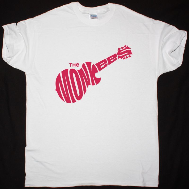 THE MONKEES LOGO NEW WHITE T SHIRT