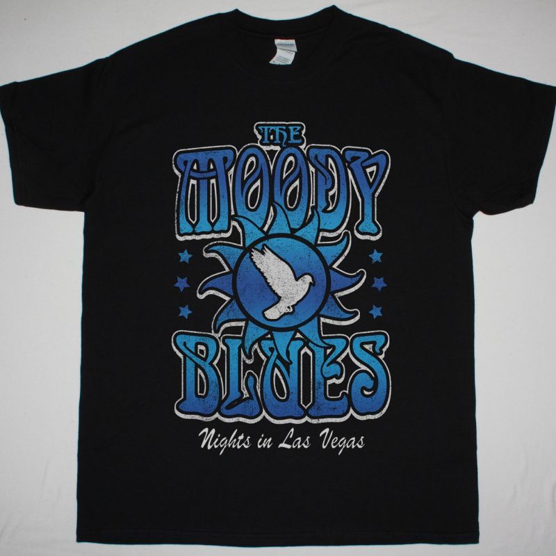 THE MOODY BLUES DOVE NEW BLACK T SHIRT