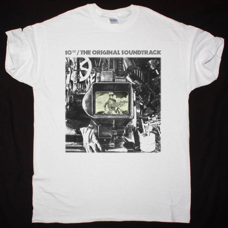 10CC THE ORIGINAL SOUNDTRACK 1975 NEW WHITE T-SHIRT
