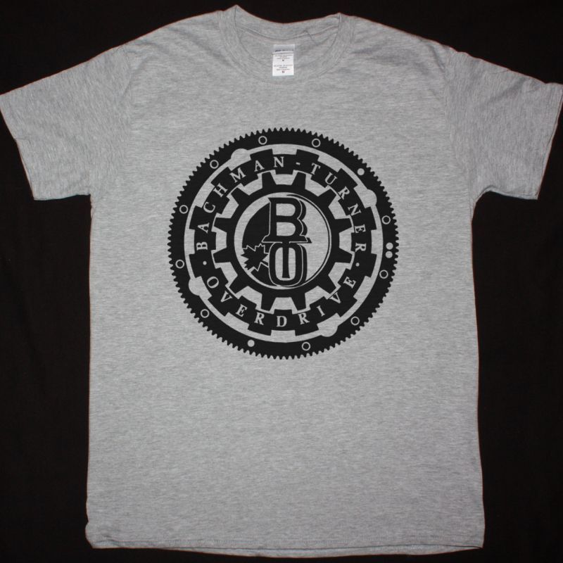 BACHMAN-TURNER OVERDRIVE BTO 1 NEW SPORT GREY T-SHIRT