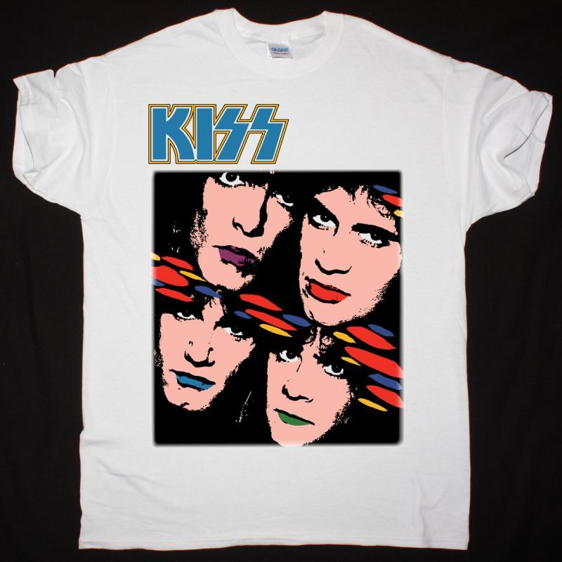 KISS ASYLUM WORLD TOUR 85-86 NEW WHITE T-SHIRT
