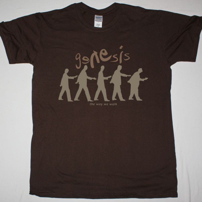 GENESIS THE WAY WE WALK NEW BROWN T-SHIRT