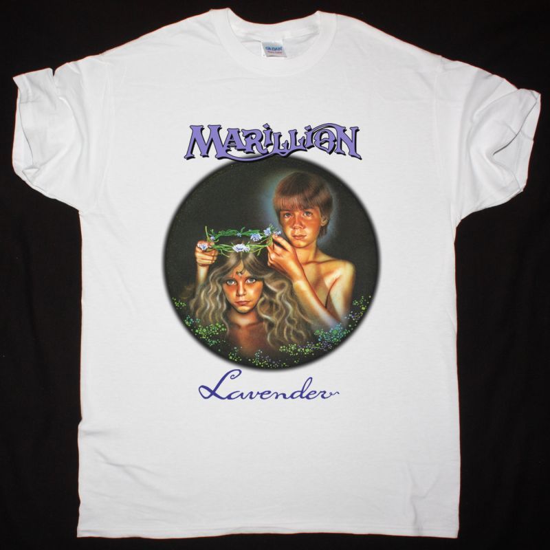 MARILLION LAVENDER NEW WHITE T-SHIRT