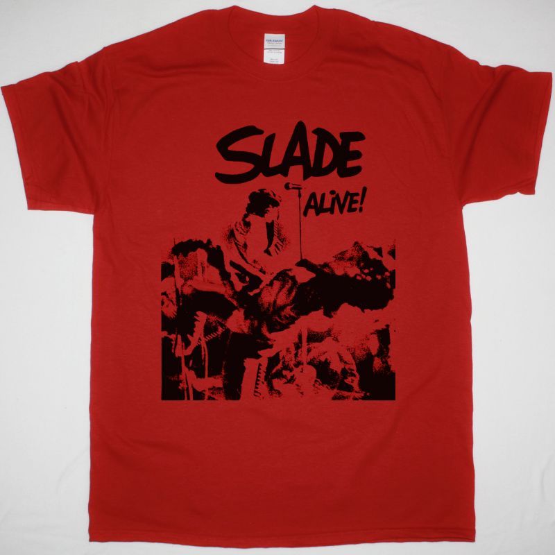 SLADE ALIVE NEW RED T-SHIRT