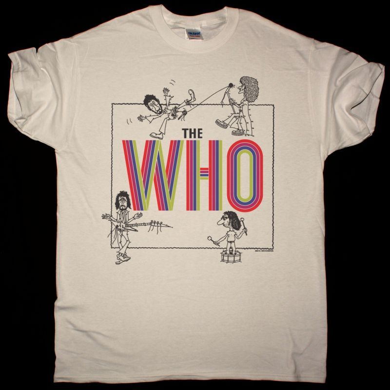THE WHO BY NUMBERS VINTAGE NEW NATURAL T SHIRT