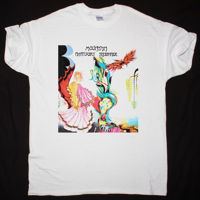 MOUNTAIN NANTUCKET SLEIGHRIDE 1971 NEW WHITE T SHIRT