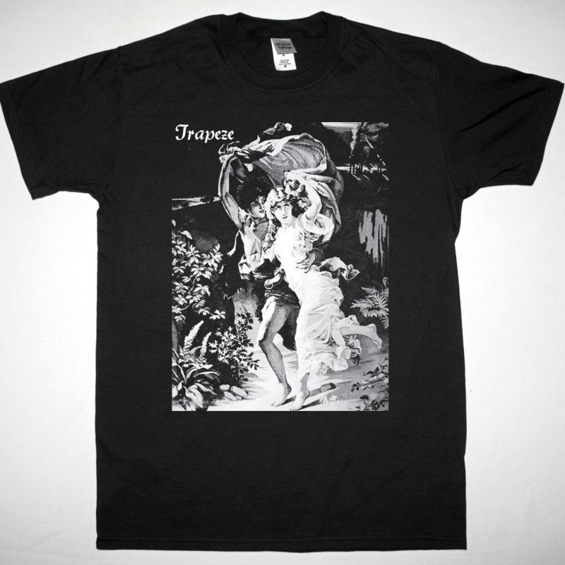 TRAPEZE 1970 NEW BLACK T-SHIRT