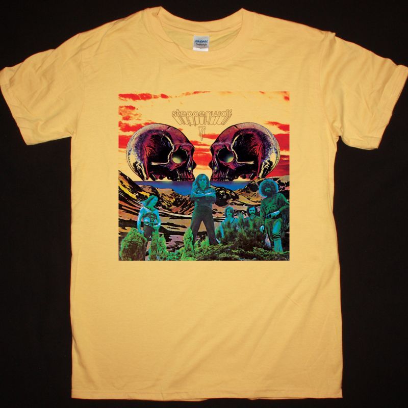 STEPPENWOLF 7 NEW YELLOW T-SHIRT