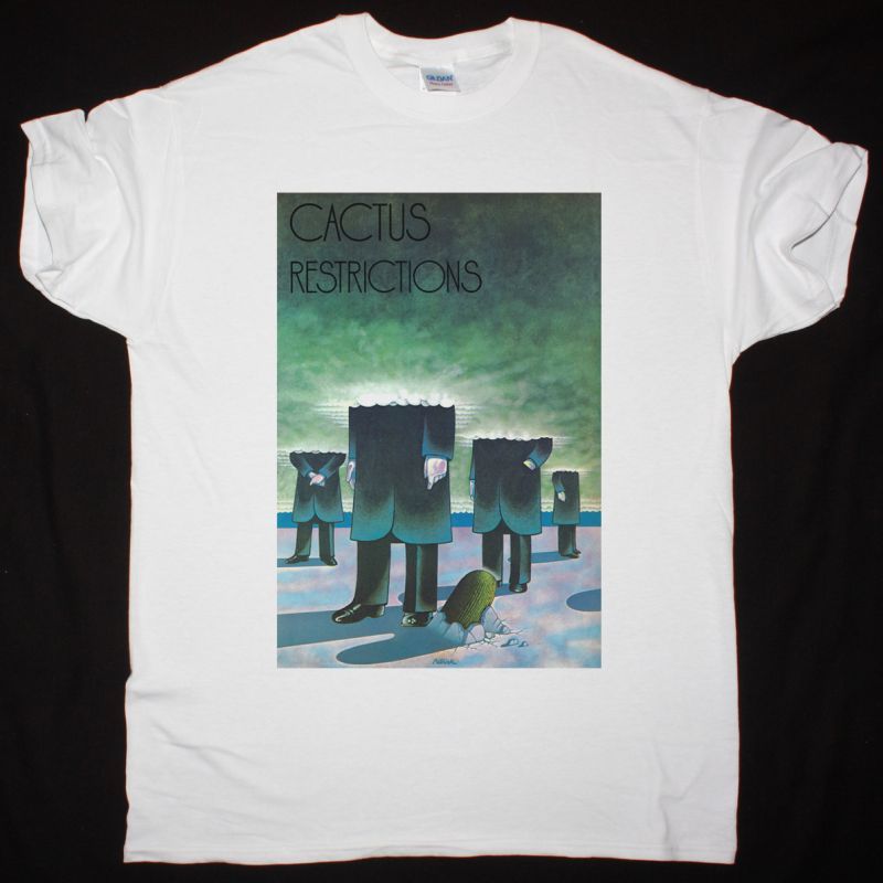 CACTUS RESTRICTIONS 1971 NEW WHITE T SHIRT