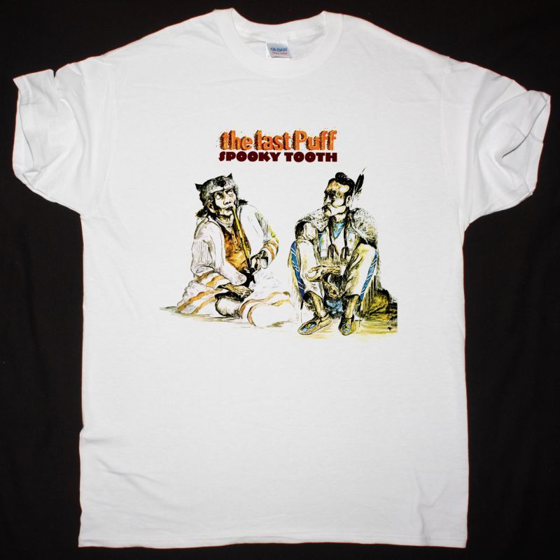 SPOOKY TOOTH THE LAST PUFF 1970 NEW WHITE T-SHIRT