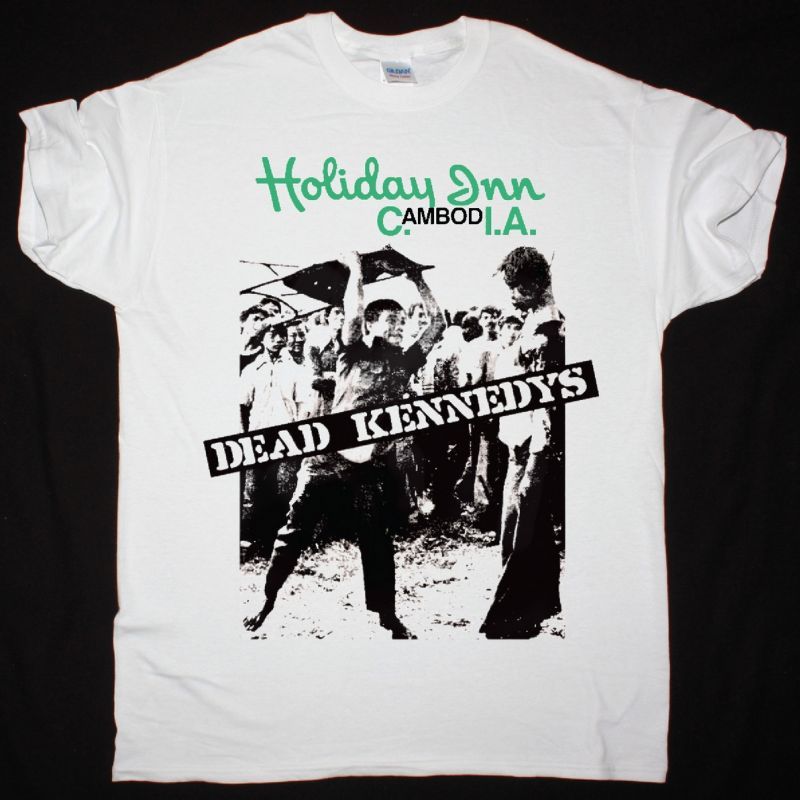 DEAD KENNEDYS HOLIDAY IN CAMBODIA NEW WHITE T-SHIRT