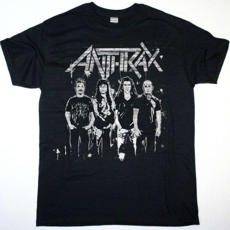 ANTHRAX BAND BLACK T-SHIRT