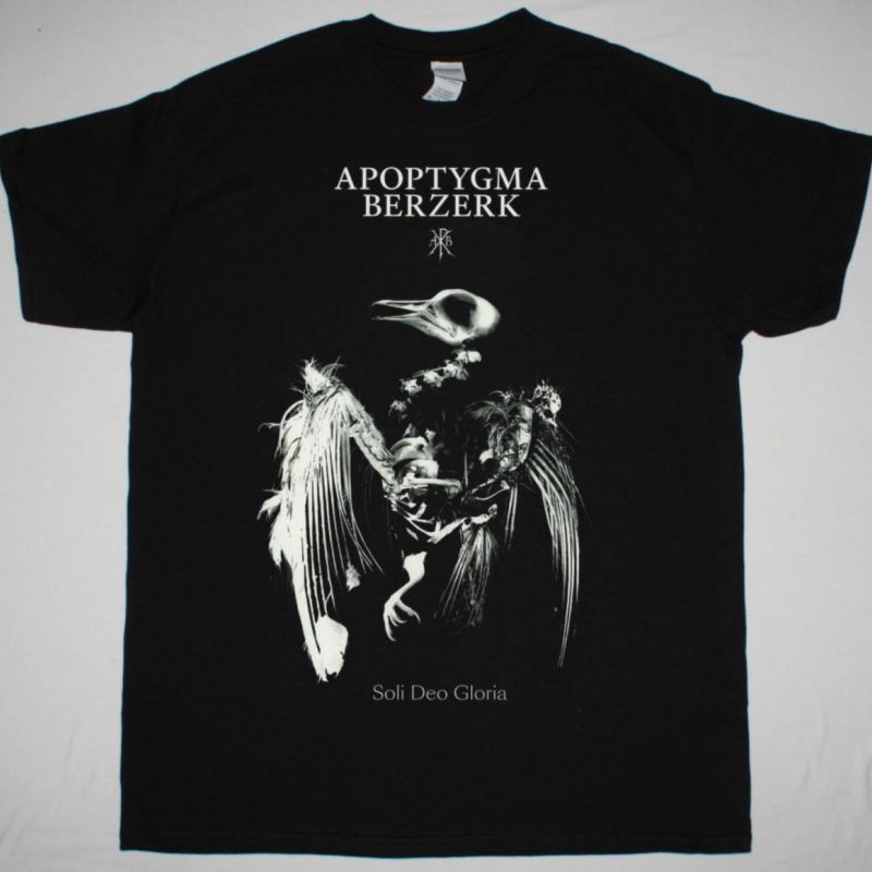 APOPTYGMA BERZERK SOLI DELO GLORIA NEW BLACK T-SHIRT