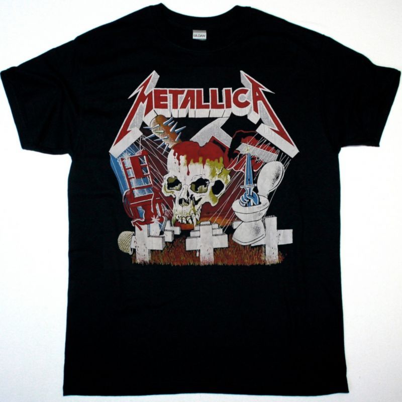 METALLICA CRASH COURSE NEW BLACK T-SHIRT
