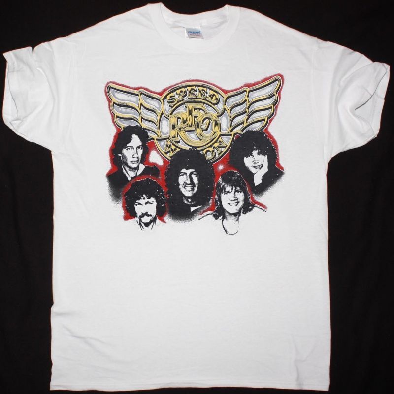 REO SPEEDWAGON 82 TOUR NEW WHITE T-SHIRT