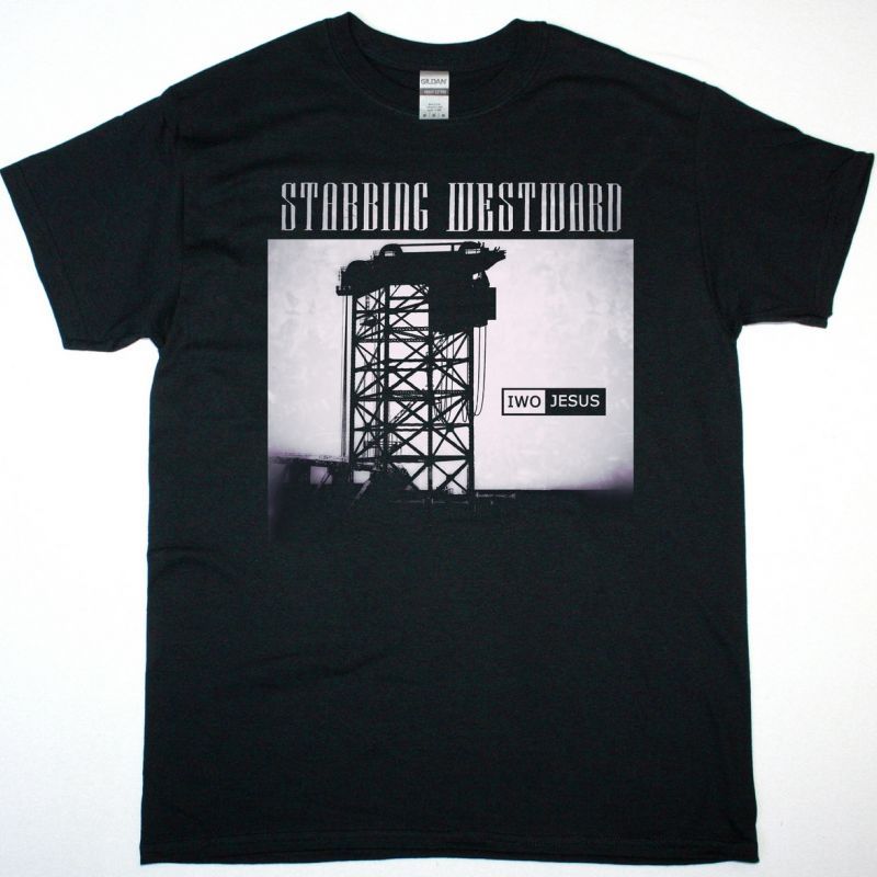 STABBING WESTWARD IWO JESUS NEW BLACK T-SHIRT