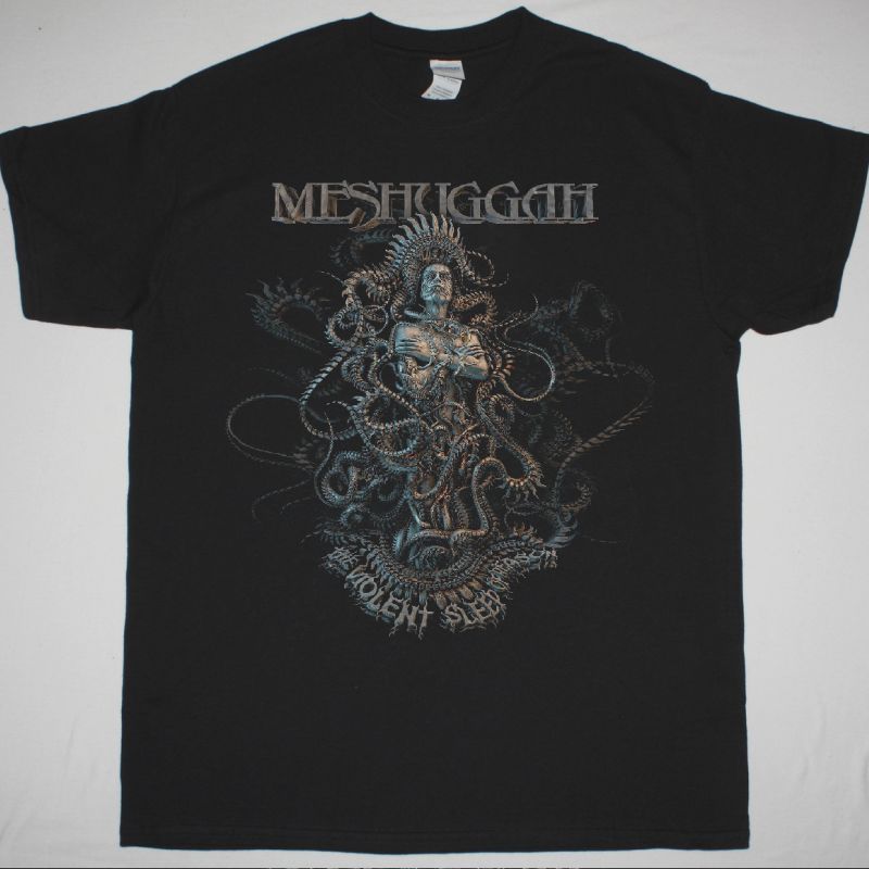 MESHUGGAH THE VIOLENT SLEEP OF REASON NEW BLACK T-SHIRT