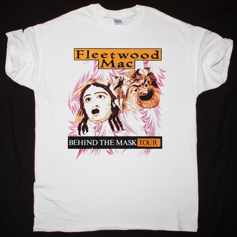 FLEETWOOD MAC BEHIND THE MASK TOUR NEW WHITE T-SHIRT