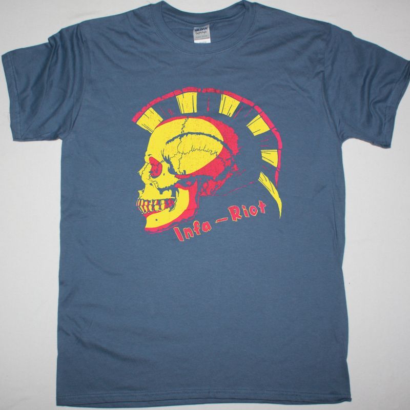 INFA RIOT KID'S OF THE 80'S NEW BLUE T SHIRT