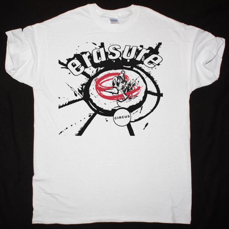 ERASURE THE CIRCUS NEW WHITE T SHIRT