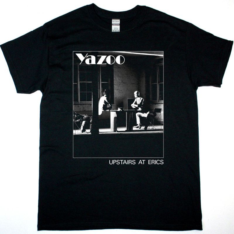 YAZOO UPSTAIRS AT ERICS NEW BLACK T-SHIRT