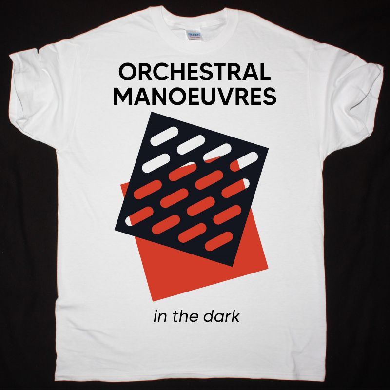 ORCHESTRAL MANOEUVRES IN THE DARK ALBUM COVER NEW WHITE T-SHIRT