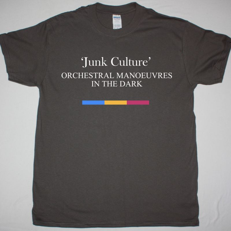 ORCHESTRAL MANOEUVRES IN THE DARK JUNK CULTURE NEW GREY T-SHIRT