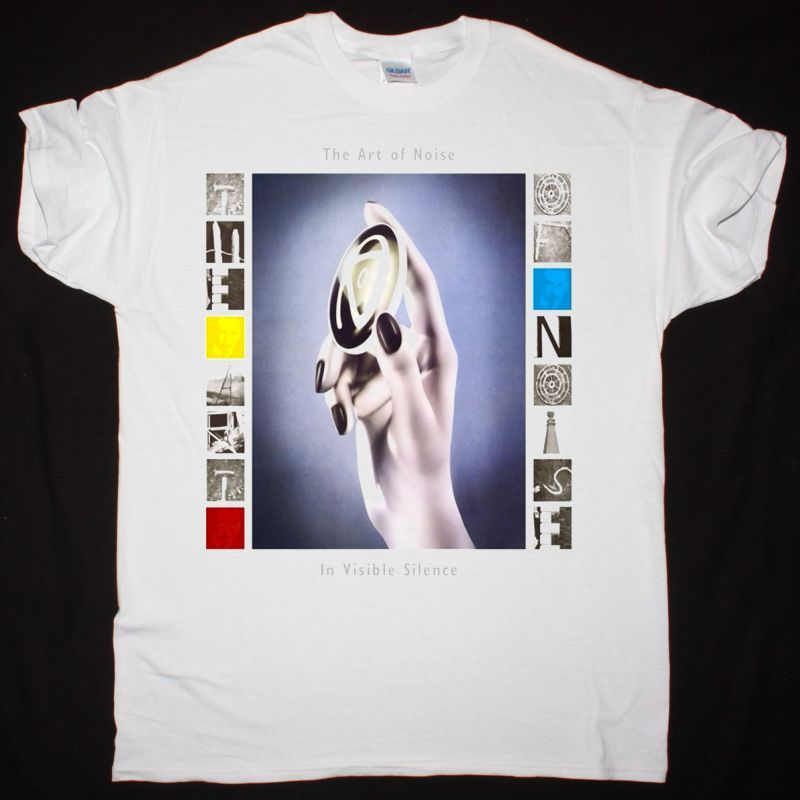 THE ART OF NOISE IN VISIBLE SILENCE NEW WHITE T SHIRT