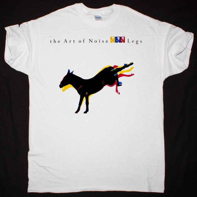 THE ART OF NOISE LEGS NEW WHITE T SHIRT