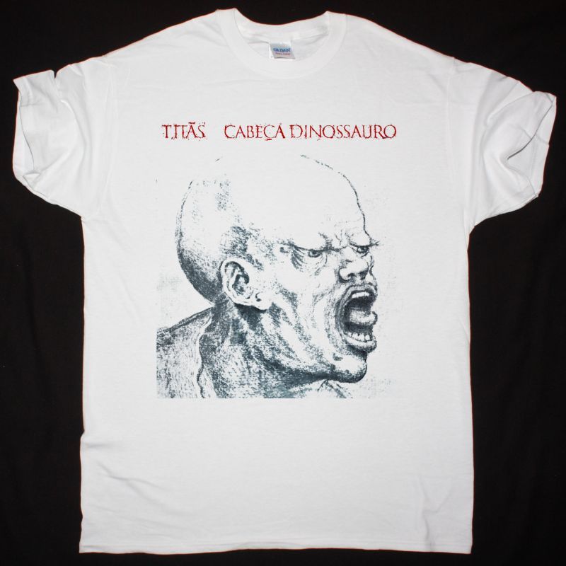 TITÃS CABEÇA DINOSSAURO NEW WHITE T SHIRT