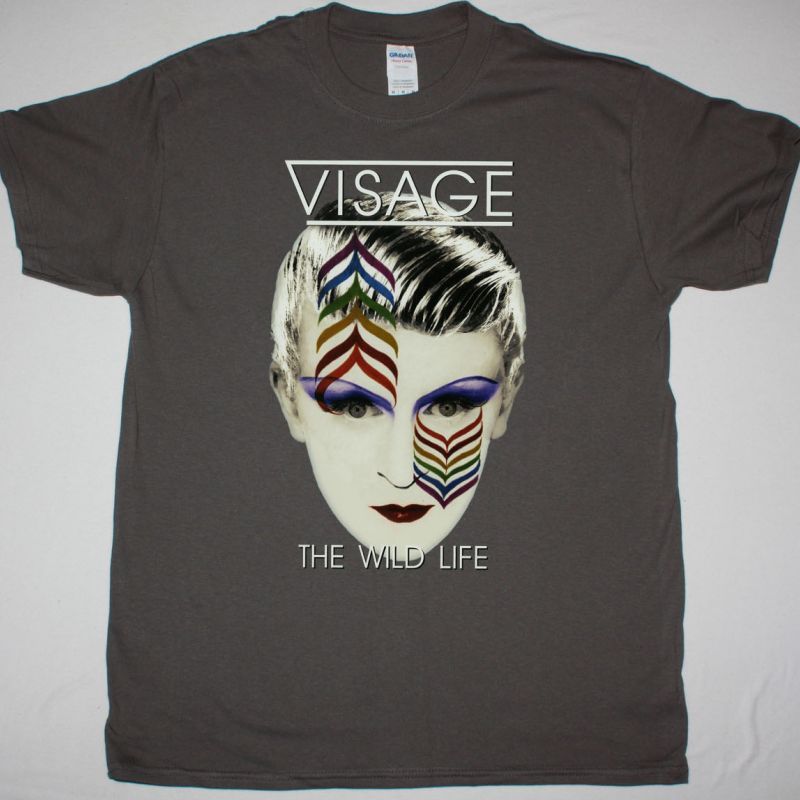 VISAGE THE WILD LIFE NEW GREY T-SHIRT