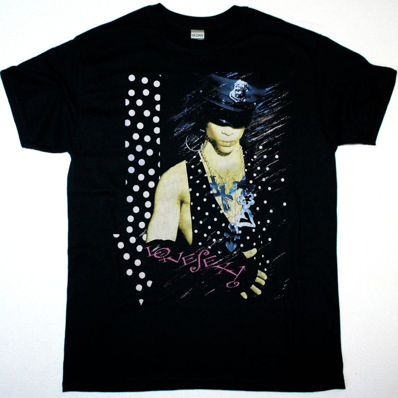 PRINCE LOVESEXY NEW BLACK T SHIRT