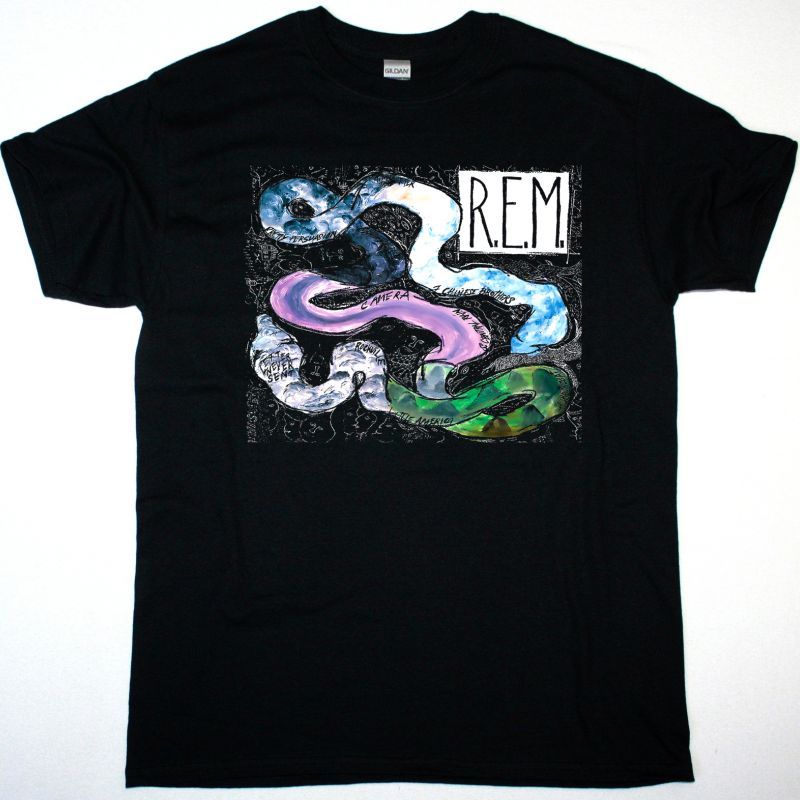R.E.M. RECKONING NEW BLACK T-SHIRT
