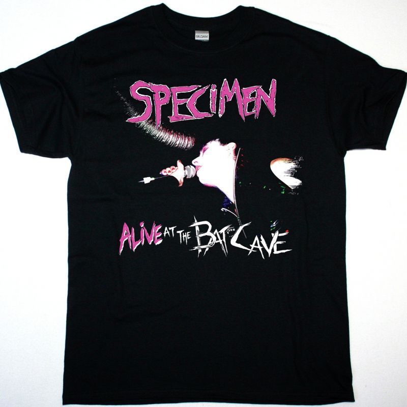 SPECIMEN ALIVE AT THE BAT CAVE NEW BLACK T-SHIRT
