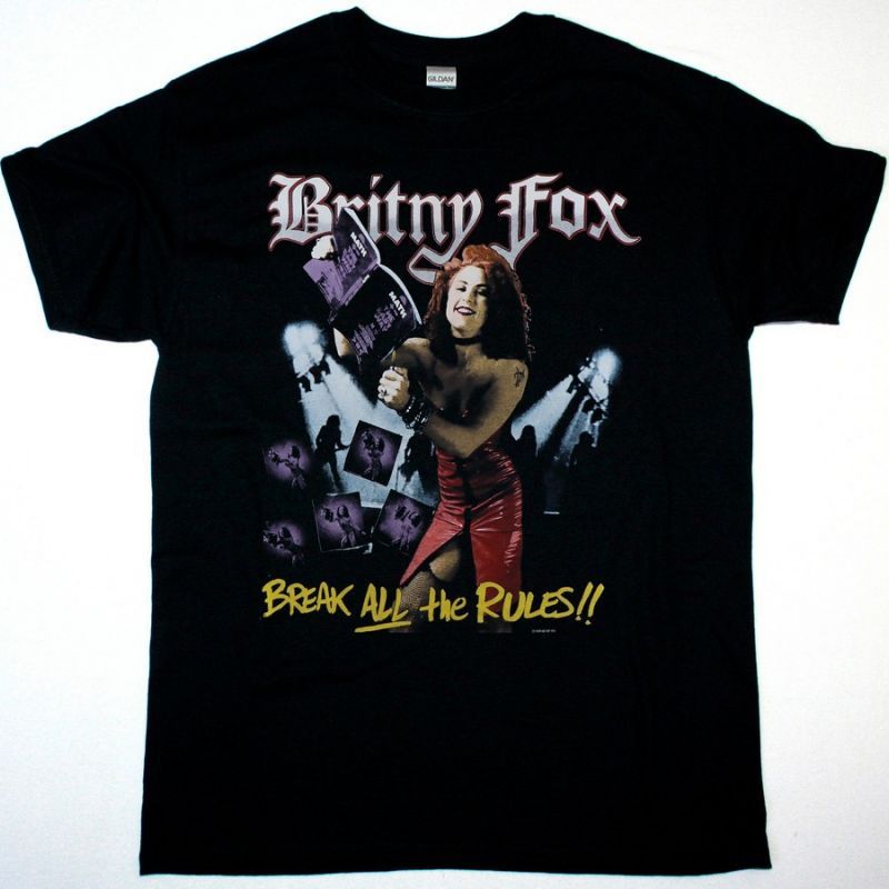 BRITNY FOX BREAK ALL THE RULES TOUR  NEW BLACK T-SHIRT