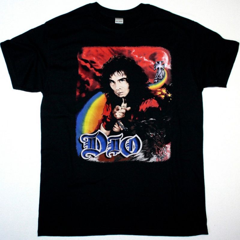DIO LOCK UP THE WOLVES WORLD TOUR  NEW BLACK T-SHIRT