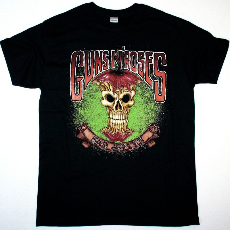 GUNS N ROSES BAD APPLE TOKYO JAPAN CONCERT NEW BLACK T-SHIRT