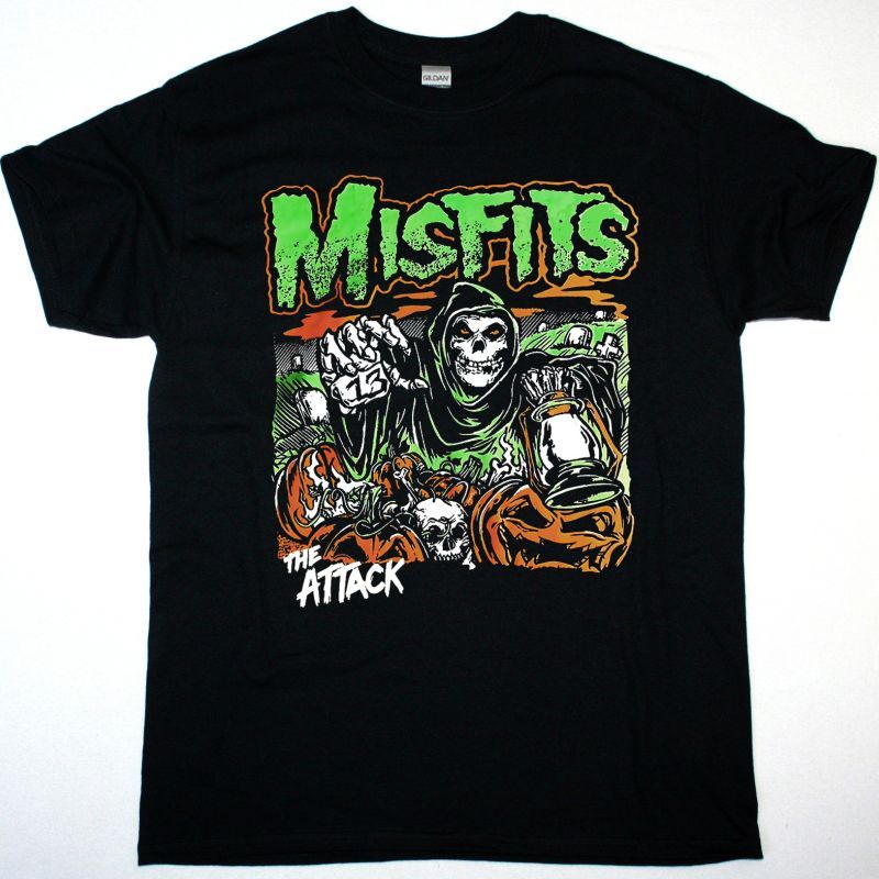 MISFITS THE ATTACK NEW BLACK T SHIRT