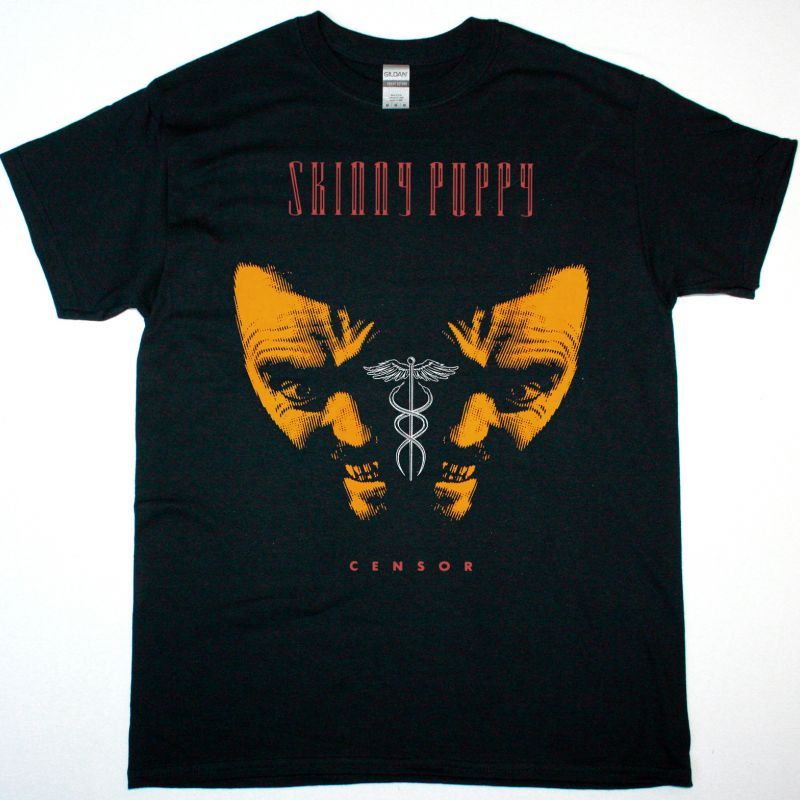 SKINNY PUPPY CENSOR NEW BLACK T-SHIRT