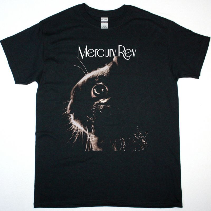 MERCURY REV SNOWFLAKE MIDNIGHT  BLACK T SHIRT