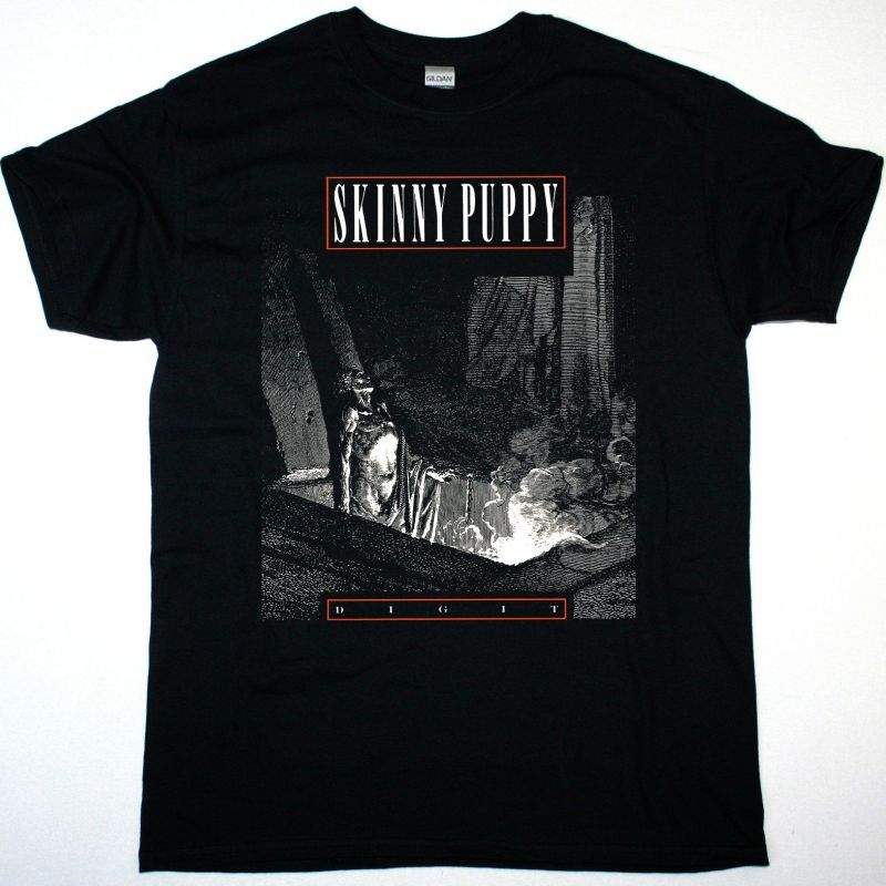 SKINNY PUPPY DIG IT NEW BLACK T-SHIRT