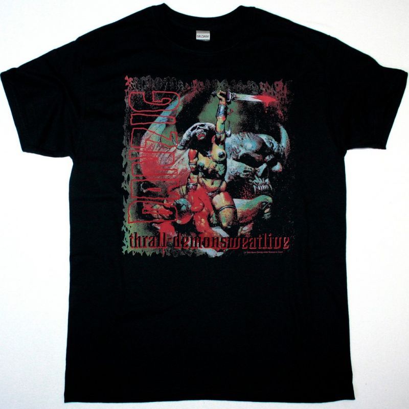 DANZIG THRALL-DEMONSWEATLIVE TOUR NEW BLACK T SHIRT