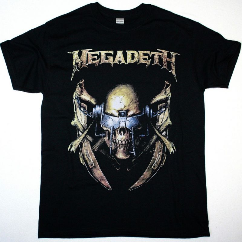 MEGADETH VIC RATTLEHEAD NEW BLACK T-SHIRT