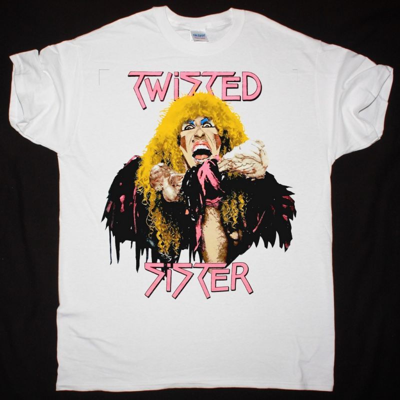 TWISTED SISTER STAY HUNGRY TOUR 1984 NEW WHITE T SHIRT