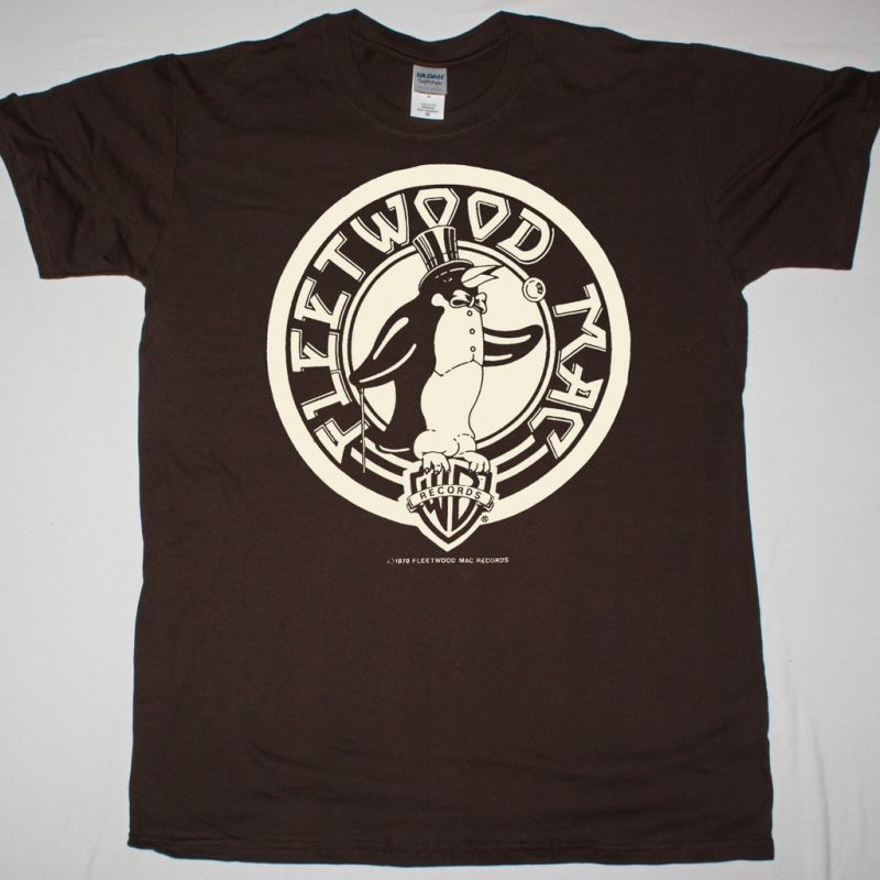 FLEETWOOD MAC THE TUSK TOUR 1979-1980 NEW BROWN T-SHIRT