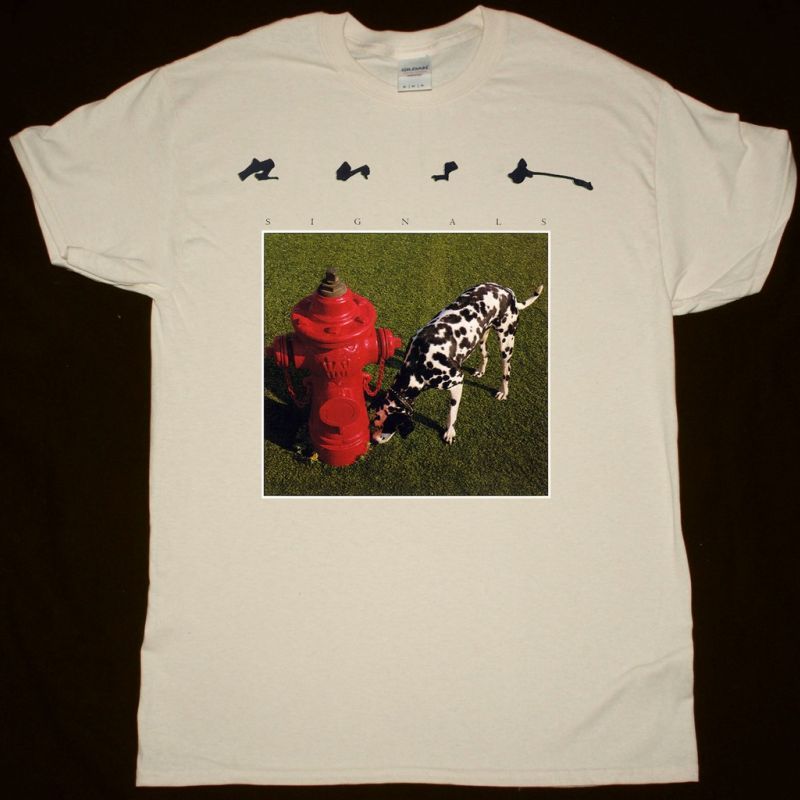 RUSH SIGNALS WORLD TOUR NEW NATURAL T-SHIRT