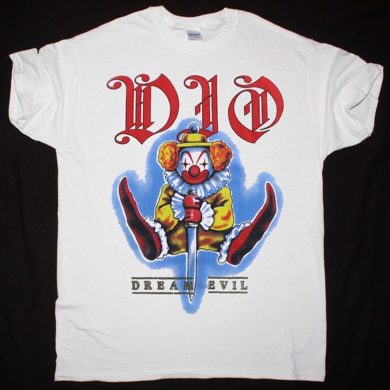 DIO DREAM EVIL NEW WHITE T-SHIRT